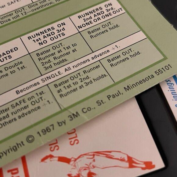 Vintage 1966 Big League Baseball A 3M Game Complete - Picture 11 of 12